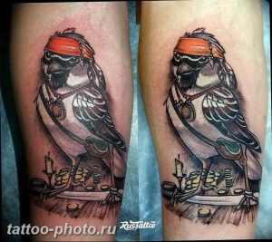 рисунка тату воробей 03.12.2018 №070 - photo tattoo sparrow - tattoo-photo.ru